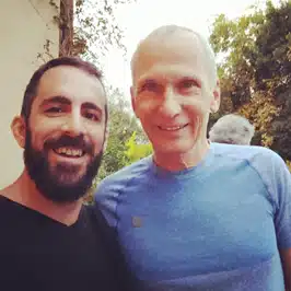 יואב חסיס - עם השר עמר בר-לב בחגיגות 50 שנה לגיוס