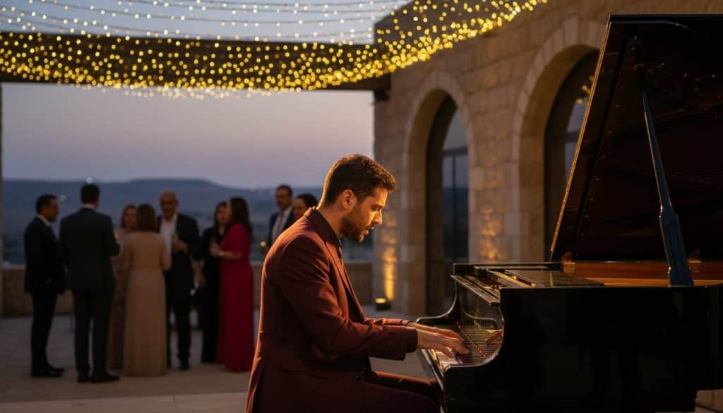 מוזיקה חיה לקבלת פנים: המדריך המלא ליצירת אווירה יוקרתית ומרגשת (2026)